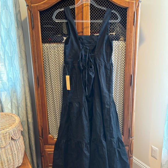 O.P.T. Billie Linen-Blend Midi Dress XL - Picture 4 of 7